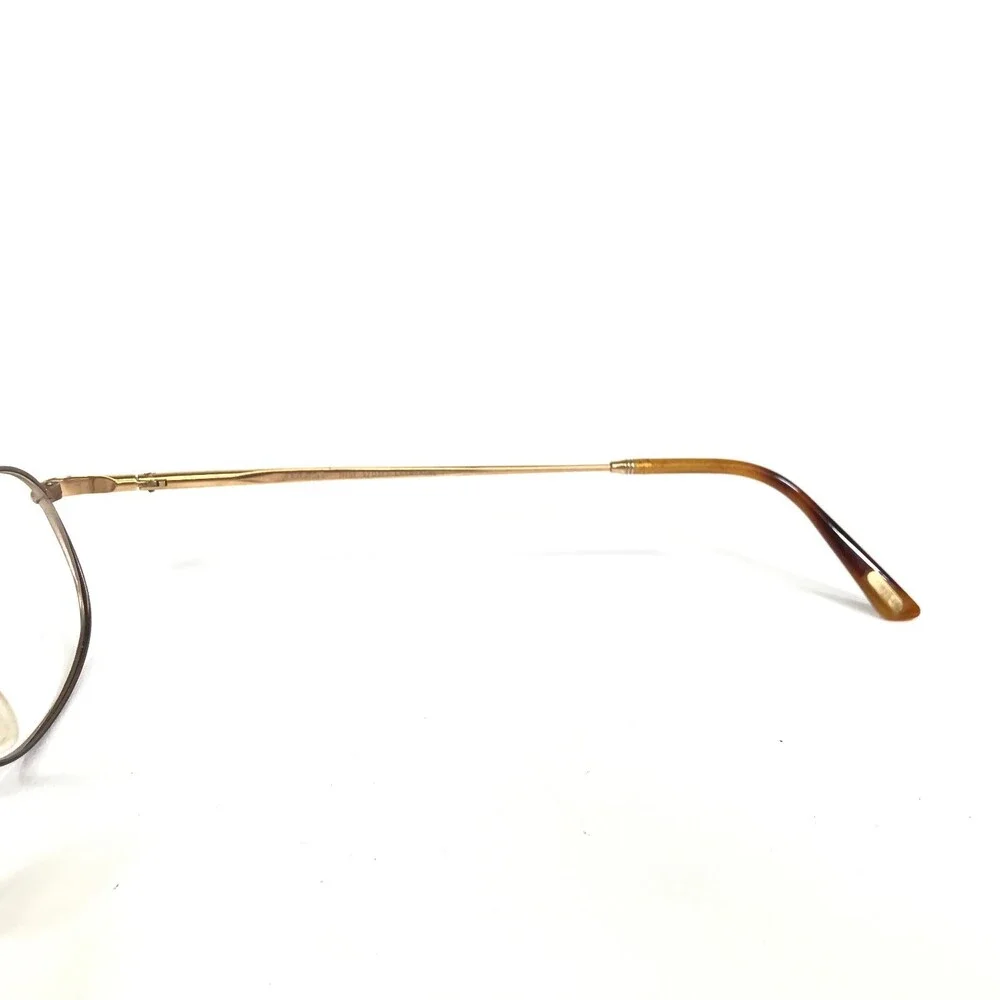 Augar Eyeglasses Frames HT51 CHAMPAGNE Brown Gold 22KT GP Gold Plated 52-19-140